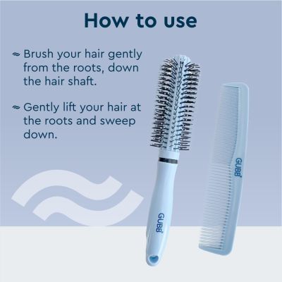GUBB: Hair Comb & Hair Brush Grooming Combo