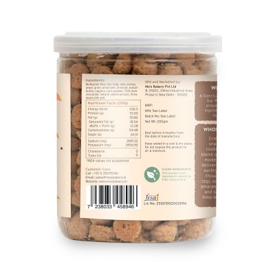 MOS Bakery: Chocolate Multigrain Cookies - 200g