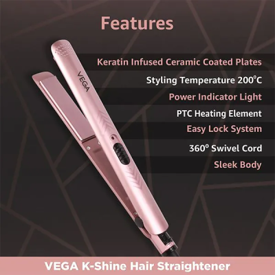 VEGA: K-Shine Hair Straightener