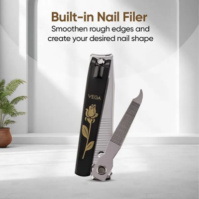 VEGA: Nail Clipper (Large) - Black