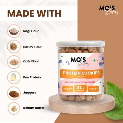 MOS Bakery: Orange Protein Cookies - 200g