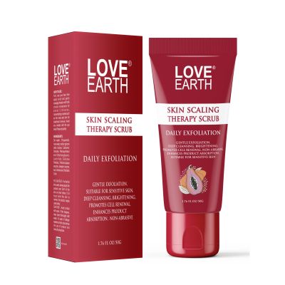 Love Earth: Skin Scaling Therapy Scrub Daily Exfoliation - 50gm