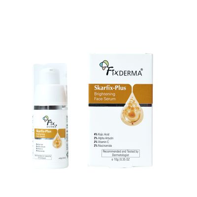 Fixderma: Skarfix Plus 4% Kojic Acid Brightening Face Serum 10ml