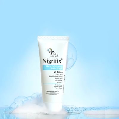 Fixderma: Nigrifix Exfoliating Body Wash Gentle Exfoliating Shower Gel Pack of 2 -15ml