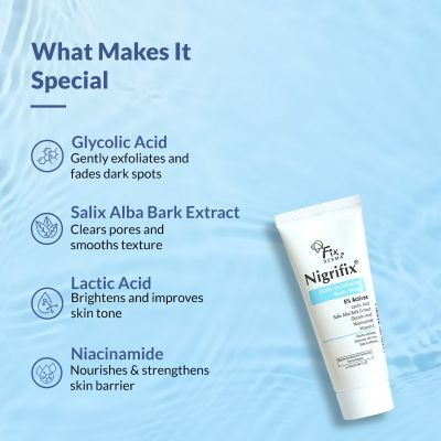 Fixderma: Nigrifix Exfoliating Body Wash Gentle Exfoliating Shower Gel Pack of 2 -15ml