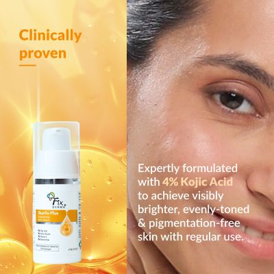 Fixderma: Skarfix Plus 4% Kojic Acid Brightening Face Serum 10ml
