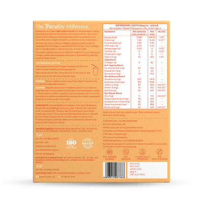 TruNativ: Advanced Collagen Powder - Mango Citrus (10g x 6 Sachets)