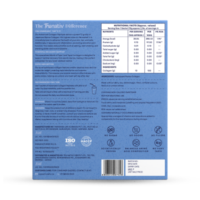 TruNativ: Advanced Collagen Powder -Unflavoured (10g x 6 Sachets)