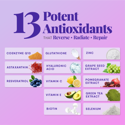 TruNativ: Advanced Collagen Powder - Blueberry Lavender (10g x 6 Sachets)