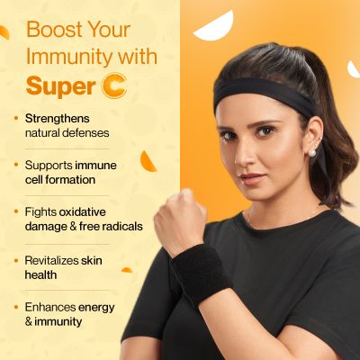 SETU: Vitamin C Fizz Effervescent Tablets - (15 Tablets, Orange) Pack of 2