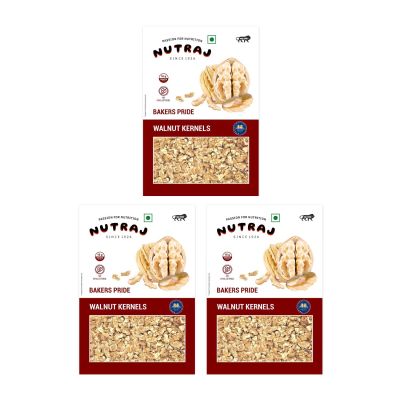 Nutraj: Bakers Pride Walnut Kernels 500gm