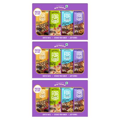Nutraj: Nutty Protein Bar 400gm