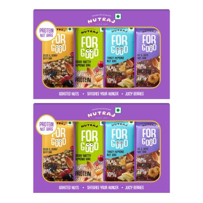 Nutraj: Nutty Protein Bar 400gm