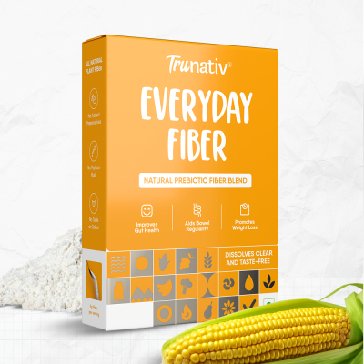 TruNativ: Everyday Fiber| Enhances Digestive Health- Unflavored - 100 gm