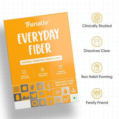 TruNativ: Everyday Fiber| Enhances Digestive Health- Unflavored - 100 gm