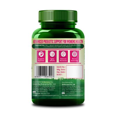 Vlado's Himalayan Organics: Probiotics Supplement 60 Billion CFU+ Gut Health Supplements for women  60 Capsules