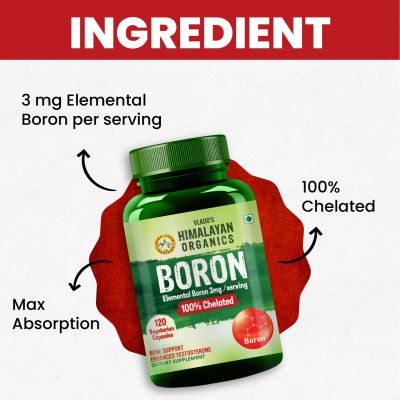 Vlado's Himalayan Organics: Magnesium Citrate (Chelated) 1000mg | Support Heart And Bone Health - 120 Veg Capsules