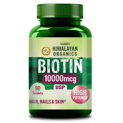 Vlado's Himalayan Organics: Biotin10000Mcg High Potency - 90 Tablets