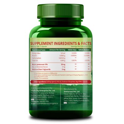 Vlado's Himalayan Organics: Magnesium Citrate (Chelated) 1000mg | Support Heart And Bone Health - 120 Veg Capsules