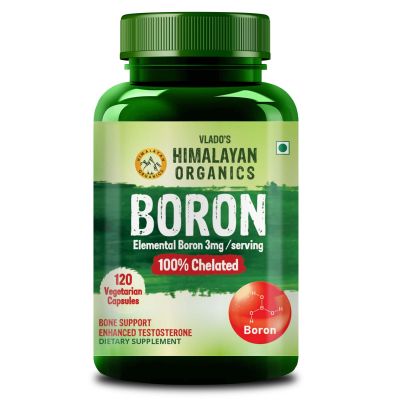 Vlado's Himalayan Organics: Magnesium Citrate (Chelated) 1000mg | Support Heart And Bone Health - 120 Veg Capsules