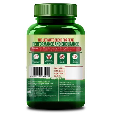 Vlado's Himalayan Organics: Testosterone Booster for Men  2800mg | 17+ Ayurvedic Herbs - 90 Veg Tablets