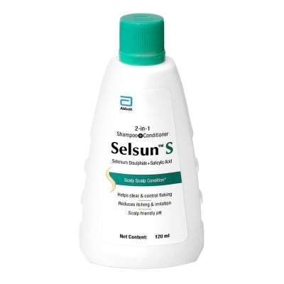 Abbott: Selsun Suspension S Anti Dandruff 2 In 1 Shampoo And Conditioner  120ml
