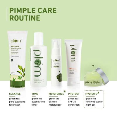 Plum: Green Tea Renewed Clarity Night Gel - Mini  15ml