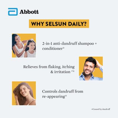 Abbott: Selsun Daily Shampoo 60ml