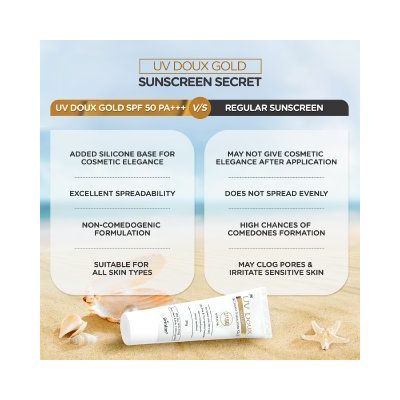 Brinton : Uv Doux Gold Sunscreen  50gm