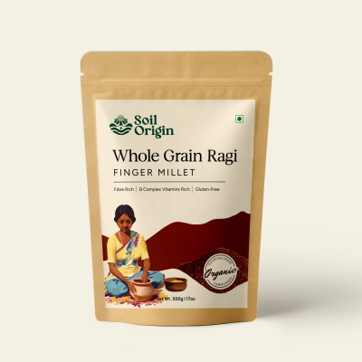 Soil Origin: Ragi Whole (Finger Millet)  500gm