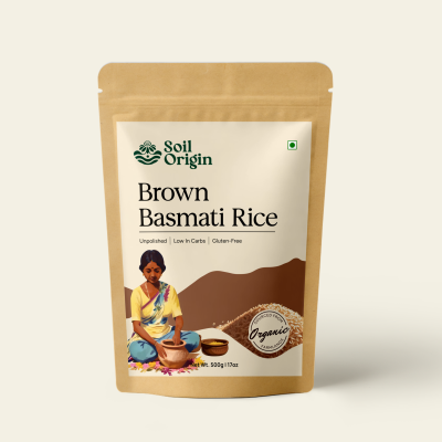 Soil Origin: Brown Bashmati Rice  500gm