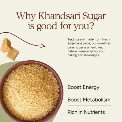Soil Origin: Khandsari Sugar (Raw Sugar)  500gm