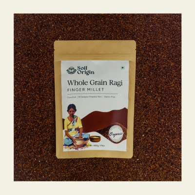 Soil Origin: Ragi Whole (Finger Millet)  500gm