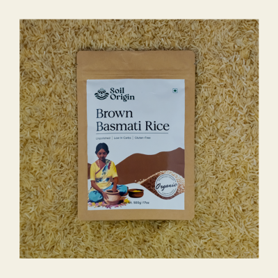 Soil Origin: Brown Bashmati Rice  500gm