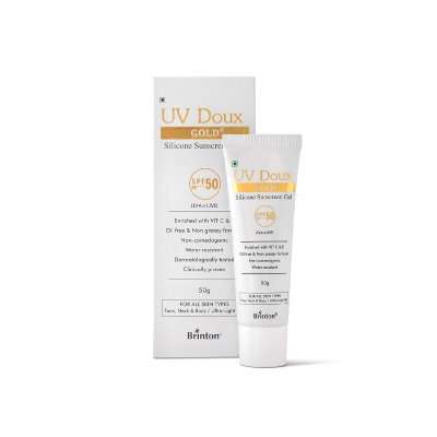 Brinton : Uv Doux Gold Sunscreen  50gm