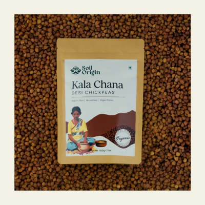 Soil Origin: Black Chana (Desi Chana)  500gm