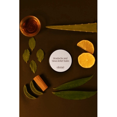 Eleme: Headache & Sinus Balm with Peppermint & Eucalyptus for Instant relief 