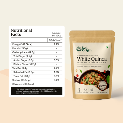 Soil Origin: Quinoa Whole  500gm