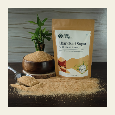 Soil Origin: Khandsari Sugar (Raw Sugar)  500gm