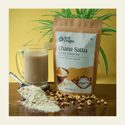 Soil Origin: Chana Sattu (Stone Ground)  500gm
