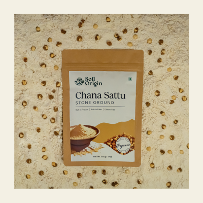 Soil Origin: Chana Sattu (Stone Ground)  500gm