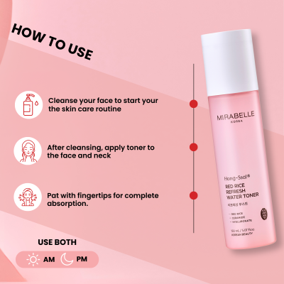 Mirabelle: Red Rice Refresh Water Toner