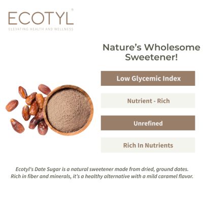 Ecotyl: Dates Sugar | Natural Sweetener | 300gm