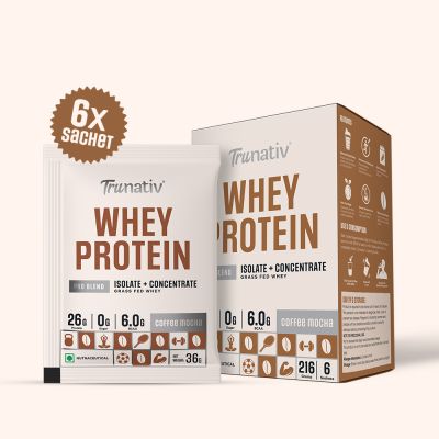 TruNativ: Pro Blend Whey Protein  Coffee Mocha   216gm