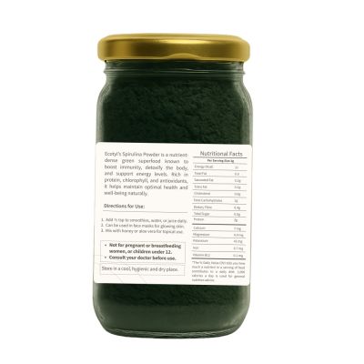 Ecotyl: Spirulina Powder| High Protein & Nutrients | 100gm