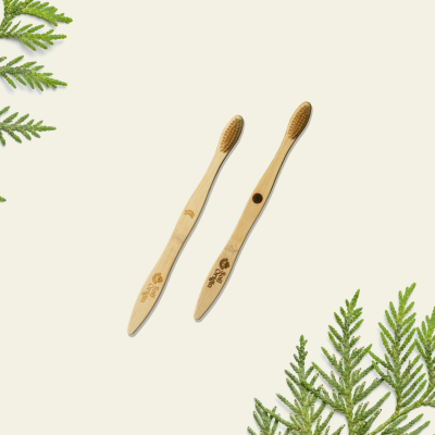 Soil Origin: Ultra Soft Bamboo Toothbrush  Set of 2