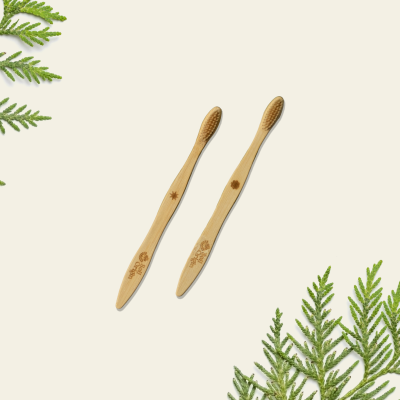 Soil Origin: Ultra Soft Bamboo Toothbrush  Set of 4
