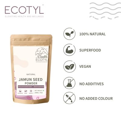 Ecotyl: Jamun Seed Powder | Blood Sugar Control  | 200gm