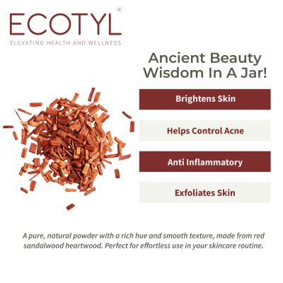 Ecotyl: Red Sandalwood Powder  100gm
