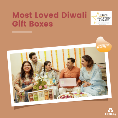Omay Foods: Festive Bites Diwali Jute Bag  700gm